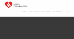 Desktop Screenshot of columbiavet-hospital.com